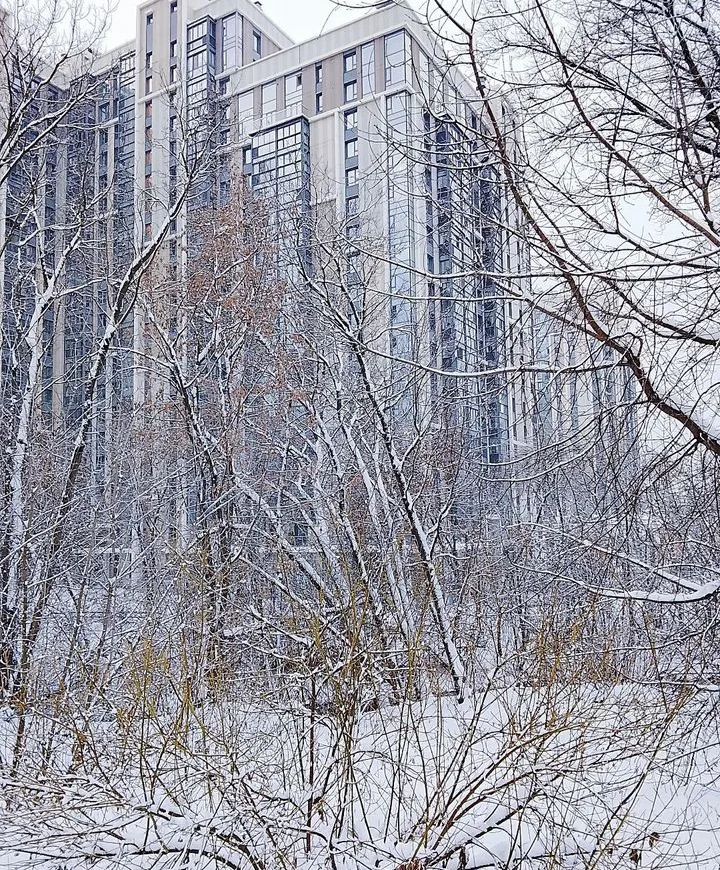 Вечерняя Москва и пара