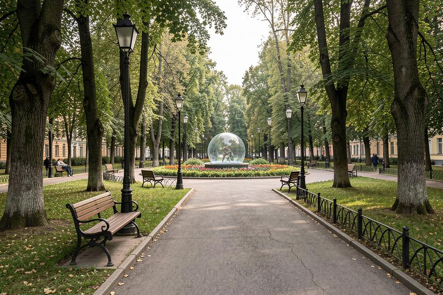 Парк «Сад будущего» и исторические детали маршрута